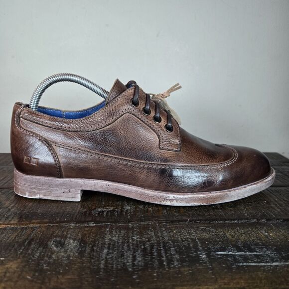 NEW Bed Stu Sandro Wingtip Mens Size 8.5 Oxford Rustic Leather Distressed Shoes - Picture 5 of 11